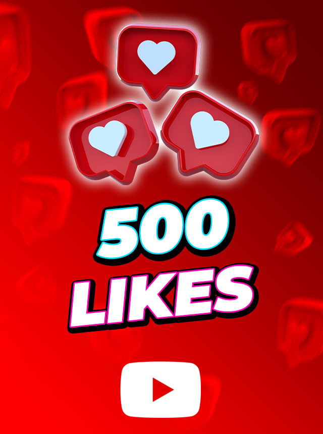 Youtube 500 Likes