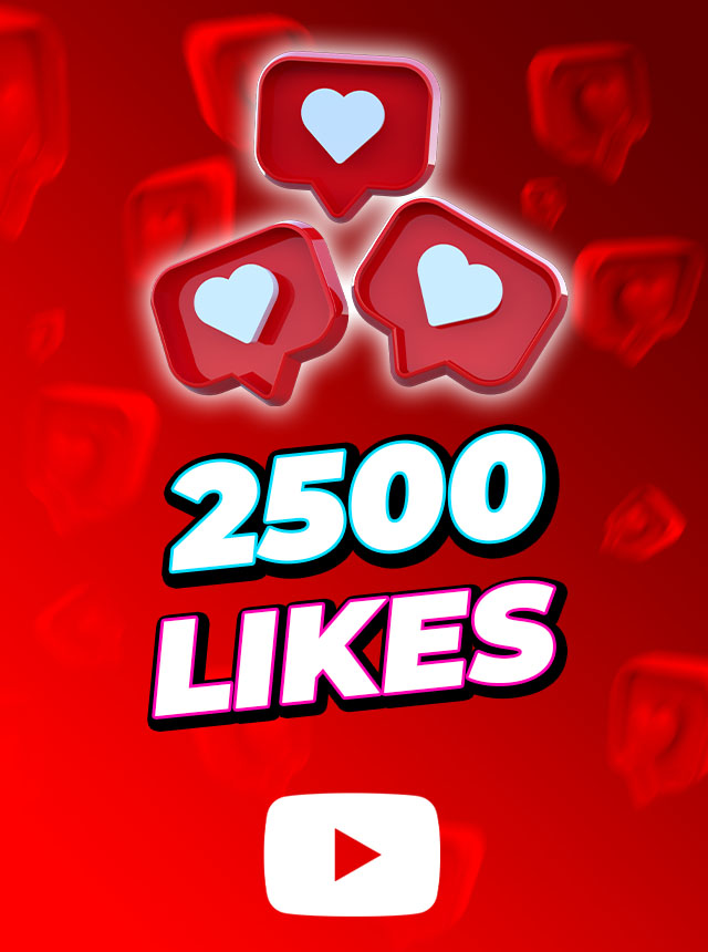 Youtube 2500 Likes