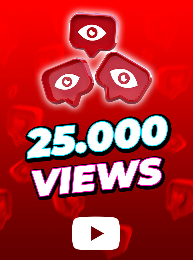 Youtube 25.000 Views