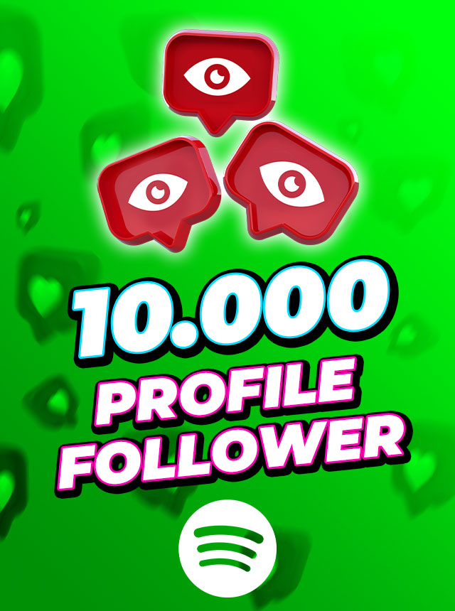 Spotify 10.000 Profile Followers